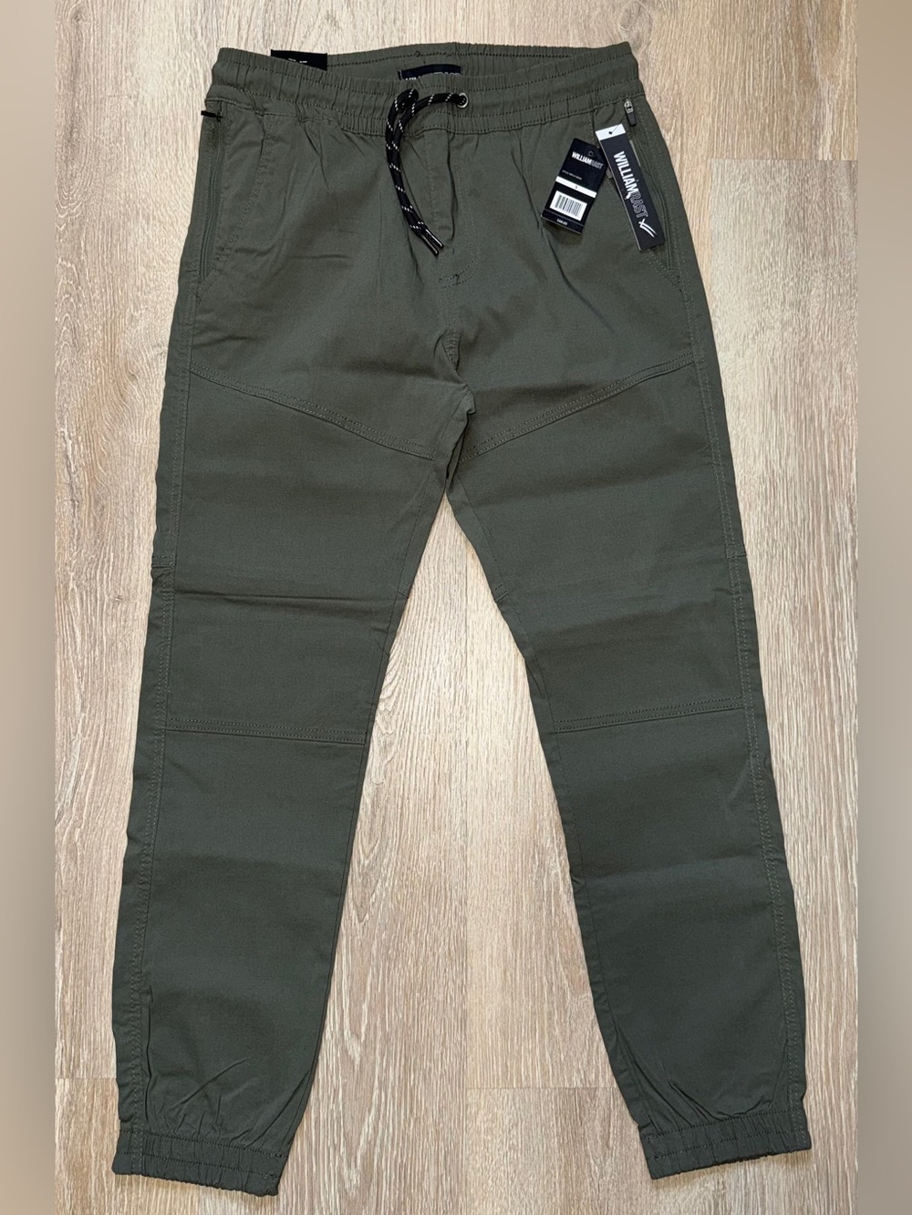 William Rast Men's Slim Fit Active Jogger Pants | Olive | S |